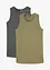 Top lungo in morbida viscosa (pacco da 2), bonprix
