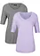 Maglia lunga in morbida viscosa (pacco da 2), bonprix