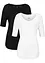 Maglia lunga in morbida viscosa (pacco da 2), bonprix