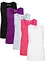 Top lungo in puro cotone (pacco da 5), bonprix