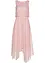 Abito midi in chiffon con pizzo, bonprix