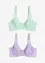 Reggiseno minimizer con spalline imbottite (pacco da 2), bonprix