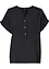 Blusa a maniche corte in mussola, bonprix