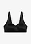 Bralette imbottita senza ferretto in materiale lucido, bonprix