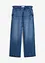 Jeans wide leg elasticizzati, a vita media, bonprix