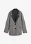 Blazer double face in misto lana con motivo Principe di Galles., bonprix