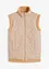 Gilet trapuntato double-face con pelliccia sintetica, bonprix