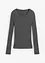 Maglione a costine in lana merino, bonprix