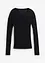 Maglione a costine in lana merino, bonprix