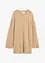Maglione lungo in filato fine con spacchi laterali in misto viscosa, bonprix