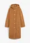 Pelliccia teddy sintetica con cappuccio e tasche, bonprix