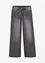 Jeans wide leg elasticizzati, vita media, bonprix