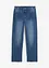 Jeans con cinta comoda straight, a vita alta, bonprix