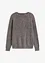 Maglione a maglia grossa con fili glitterati, bonprix