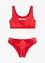 Reggiseno bustier e slip ouvert in look bagnato (set 2 pezzi), VENUS