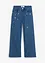 Jeans con ricami, wide leg, bonprix