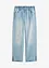 Jeans wide leg con cinta comoda, a vita alta, bonprix