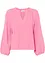 Blusa oversize in mussola di cotone, bonprix