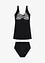 Tankini lungo con slip a vita alta (set 2 pezzi), bonprix