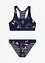 Bikini double face a bustier (set 2 pezzi), bonprix