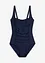 Costume intero modellante a compressione media con effetto incrociato, bonprix