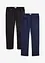 Pantaloni con elastico in vita regular fit, straight (pacco da 2), bonprix