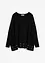 Maglione poncho con occhielli, bonprix
