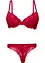 Reggiseno con coppe preformate e perizoma in pizzo delicato (set 2 pezzi), bonprix