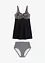 Tankini lungo con slip a vita alta (set 2 pezzi), bonprix