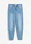 Jeans barrel leg cropped, vita alta, bonprix