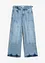 Jeans wide leg, a vita media, bonprix