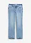 Jeans straight, a vita media, bonprix