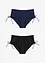 Slip per bikini con effetto modellante leggero (pacco da 2), bonprix