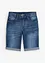 Bermuda elasticizzati di jeans, slim fit, bonprix