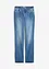 Jeans straight con cinta comoda, vita media, bonprix