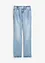 Jeans straight con cinta comoda, vita media, bonprix