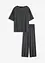 Tuta da casa oversize in  maglia a coste, bonprix