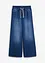 Jeans wide leg con cinta comoda, vita media, bonprix