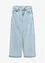 Jeans wide leg cropped, vita alta, bonprix