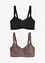 Reggiseno allattamento senza ferretto con cotone biologico (pacco da 2), bonprix