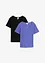 Maglia a costine con puro cotone biologico (pacco da 2), bonprix