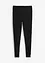 Leggings in cotone con cinta larga e arricciature, bonprix