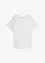 Maglia in puro lino con maniche effetto uncinetto, bonprix