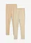Leggings elasticizzati con puro cotone biologico (pacco da 2), bonprix