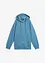 Felpa oversize con zip e cappuccio, bonprix