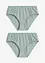 Slip alto con pizzo delicato (pacco da 2), bonprix