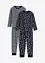 Pigiama in puro cotone biologico (set 4 pezzi), bonprix