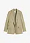 Blazer effetto lino con fodera a righe, bonprix