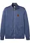 Felpa con zip a collo dritto, bonprix