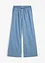 Jeans wide leg con cinta comoda, vita media, bonprix